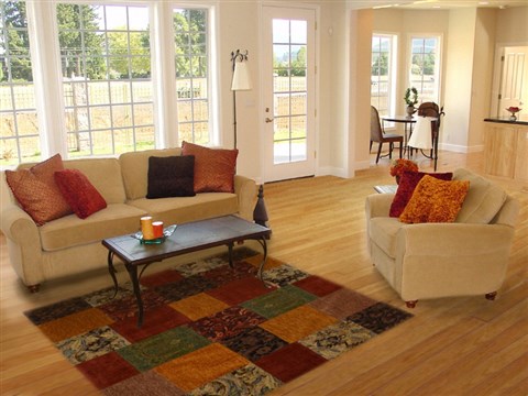 Patchwork Multicolor Flat Woven 40 X 60 Area Rug 100-15547 Image 5