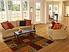 Patchwork Multicolor Flat Woven 40 X 60 Area Rug 100-15547 Thumb 5