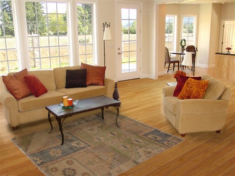Patchwork Green Hand Knotted 44 X 61 Area Rug 100-15559 Image 5