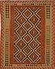 Kilim Orange Flat Woven 50 X 67  Area Rug 100-15576 Thumb 0
