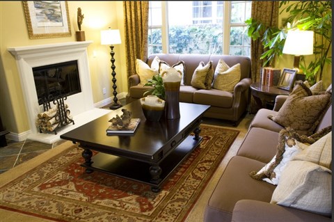 Heriz Yellow Hand Knotted 711 X 910  Area Rug 100-15591 Image 2