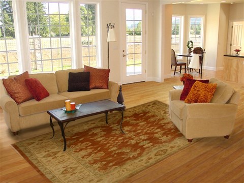 Heriz Beige Hand Knotted 711 X 910  Area Rug 100-15592 Image 4