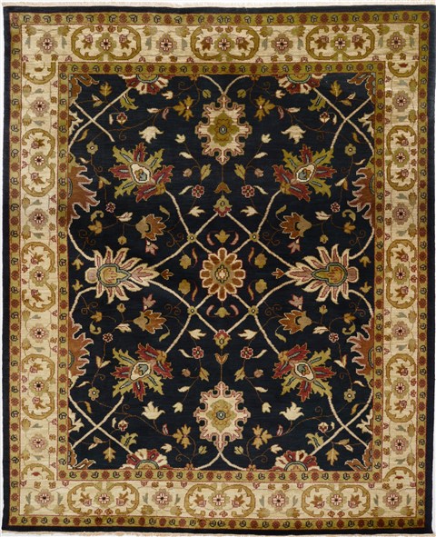 Heriz Blue Hand Knotted 81 X 911 Area Rug 100-15593 Image 0