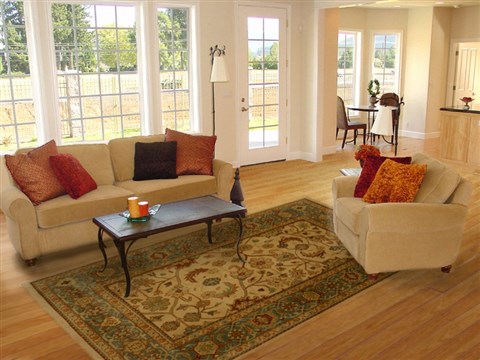 Heriz Beige Hand Knotted 81 X 911  Area Rug 100-15594 Image 4