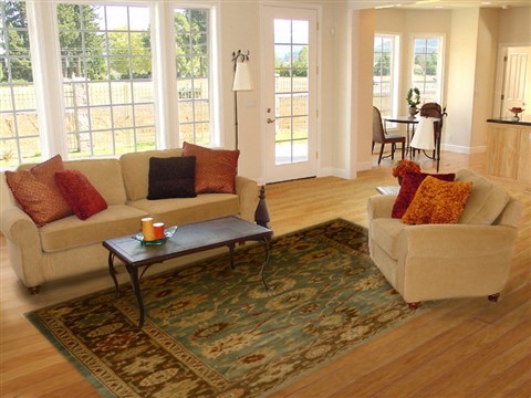 Jaipur Green Hand Knotted 710 X 910 Area Rug 100-15598 Image 4