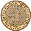 Chobi Blue Round Hand Knotted 711 X 711  Area Rug 100-15601 Thumb 0