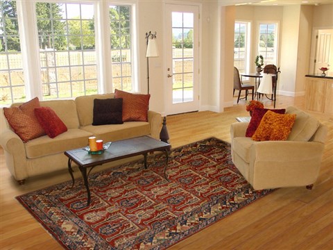 Kazak Blue Hand Knotted 70 X 96  Area Rug 100-15603 Image 4