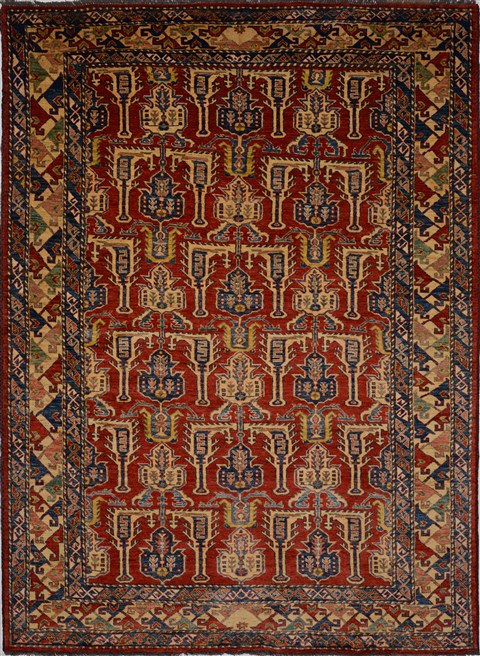 Kazak Blue Hand Knotted 70 X 96  Area Rug 100-15603 Image 0