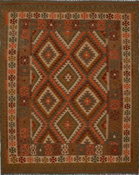Kilim Blue Flat Woven 65 X 80  Area Rug 100-15604 Image 0