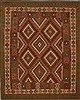Kilim Blue Flat Woven 65 X 80  Area Rug 100-15604 Thumb 0