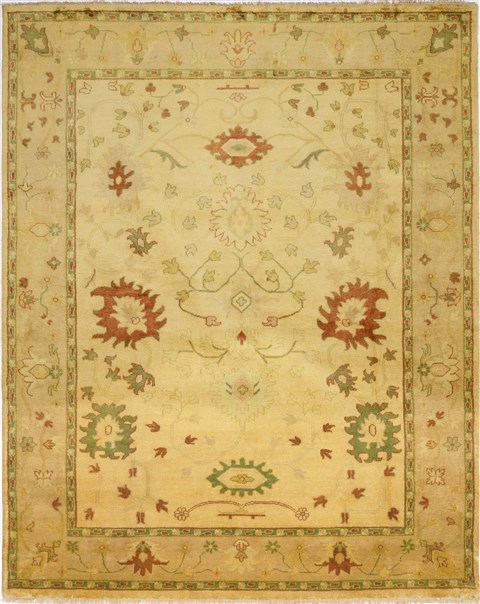 Jaipur Yellow Hand Knotted 80 X 910  Area Rug 100-15613 Image 0