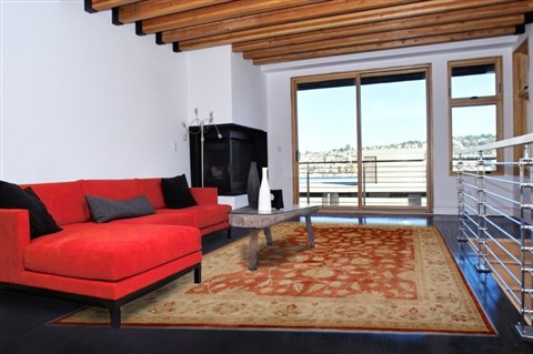 Chobi White Hand Knotted 90 X 120  Area Rug 100-15615 Image 3