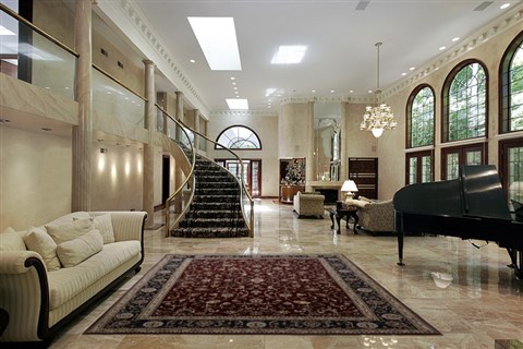 Kashan Red Hand Knotted 92 X 123  Area Rug 100-15617 Image 1