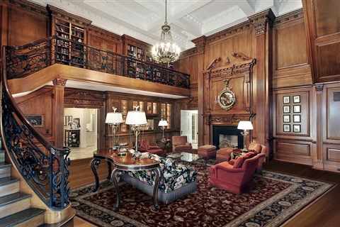 Kashan Red Hand Knotted 92 X 123  Area Rug 100-15617 Image 2