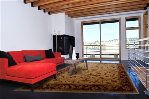 Chobi Beige Hand Knotted 99 X 129  Area Rug 100-15618 Image 3