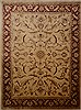 Chobi Beige Hand Knotted 99 X 129  Area Rug 100-15618 Thumb 0