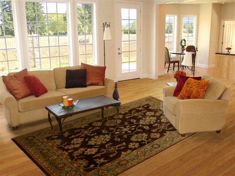 Heriz Brown Hand Knotted 711 X 98  Area Rug 100-15621 Image 4