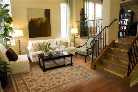 Chobi Beige Hand Knotted 81 X 99  Area Rug 100-15626 Image 3