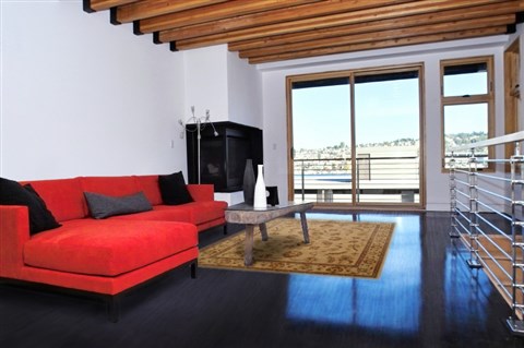 Chobi Beige Hand Knotted 81 X 99  Area Rug 100-15626 Image 5