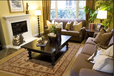 Chobi Beige Hand Knotted 81 X 99  Area Rug 100-15626 Image 2