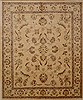 Chobi Beige Hand Knotted 81 X 99  Area Rug 100-15626 Thumb 0