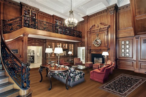 Kashan Blue Hand Knotted 311 X 65  Area Rug 100-15631 Image 2