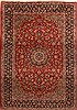 Najaf-abad Red Hand Knotted 100 X 145  Area Rug 251-15642 Thumb 0