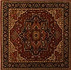 Serapi Red Square Hand Knotted 99 X 910  Area Rug 251-15652 Thumb 0