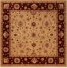 Pishavar Beige Square Hand Knotted 89 X 810  Area Rug 251-15656 Thumb 0