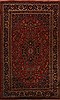 Mashad Red Hand Knotted 97 X 161  Area Rug 251-15662 Thumb 0