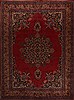 Kashan Red Hand Knotted 112 X 167  Area Rug 251-15663 Thumb 0