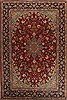 Viss Red Hand Knotted 102 X 152  Area Rug 251-15668 Thumb 0