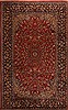 Najaf-abad Red Hand Knotted 100 X 161  Area Rug 251-15672 Thumb 0