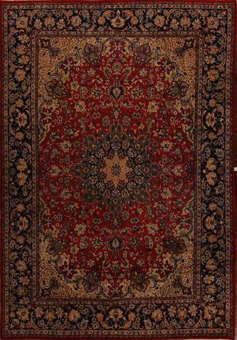 Najaf-abad Red Hand Knotted 1010 X 159  Area Rug 251-15676 Image 0