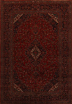 Ardakan Red Hand Knotted 10'0" X 14'8"  Area Rug 251-15679