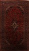 Kashan Red Hand Knotted 100 X 175  Area Rug 251-15682 Thumb 0
