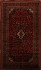 Kashan Red Hand Knotted 99 X 163  Area Rug 251-15686 Thumb 0