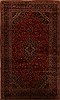 Kashan Red Hand Knotted 98 X 1511  Area Rug 251-15692 Thumb 0