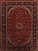 Najaf-abad Red Hand Knotted 98 X 138  Area Rug 251-15706 Thumb 0