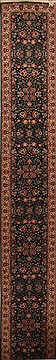 Sino-Persian Green Runner Hand Knotted 2'6" X 20'0"  Area Rug 251-15726