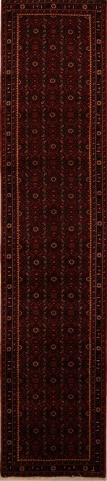 Hossein Abad Red Runner Hand Knotted 210 X 131  Area Rug 251-15734 Image 0