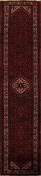 Persian Hossein Abad Red Runner 13 to 15 ft Wool Carpet 15735