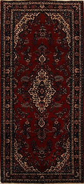 Persian Mehravan Red Runner 10 to 12 ft Wool Carpet 15747