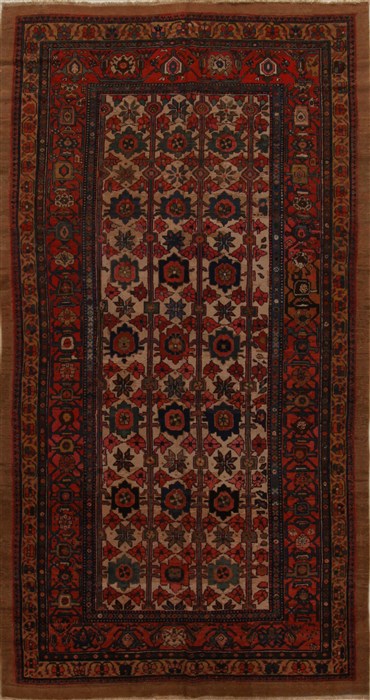 Malayer Beige Hand Knotted 67 X 120  Area Rug 251-15748 Image 0