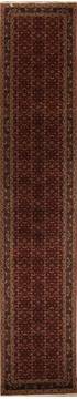 Indian Herati Red Runner 13 to 15 ft Wool Carpet 15749