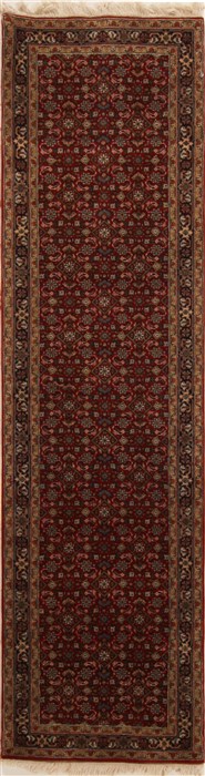 Herati Red Runner Hand Knotted 28 X 910  Area Rug 251-15750 Image 0