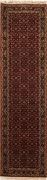 Indian Herati Red Runner 10 to 12 ft Wool Carpet 15750