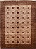 Gabbeh Brown Hand Knotted 59 X 78  Area Rug 100-15756 Thumb 0