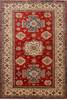 Kazak Red Hand Knotted 56 X 81  Area Rug 100-15760 Thumb 0