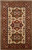 Kazak Beige Hand Knotted 58 X 88  Area Rug 100-15762 Thumb 0